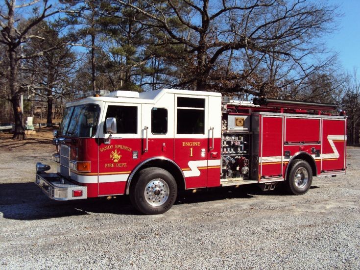Fire Engines Photos Sandy Springs Fire Department Engine 1
