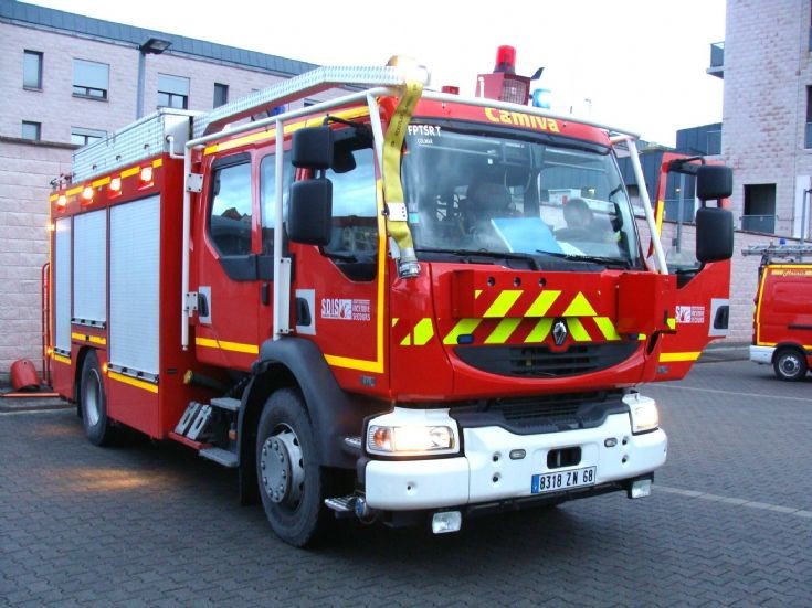 Colmar Fire Department Renault pump