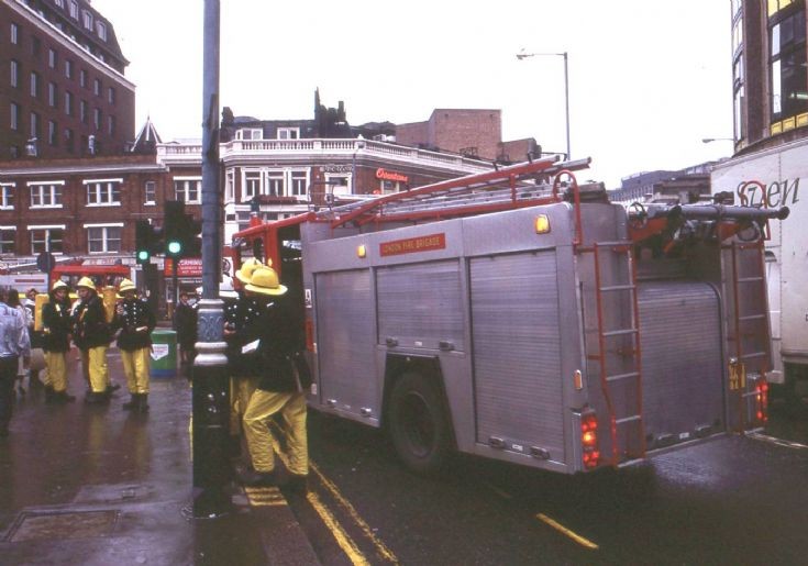 London Fire Brigade at Victoria Station