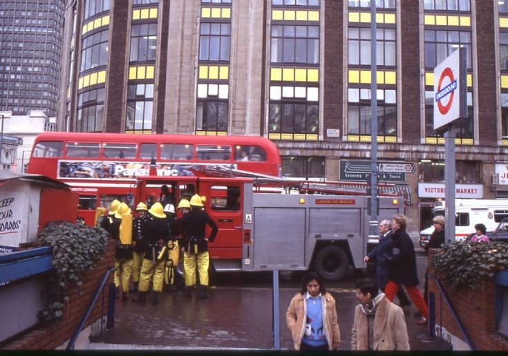 London Fire Brigade at work