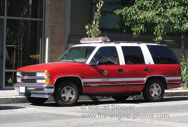 SF Fire department Chevrolet Tahoe