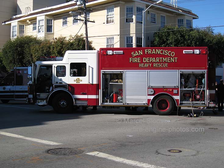 Heavy Rescue unit San Francisco.