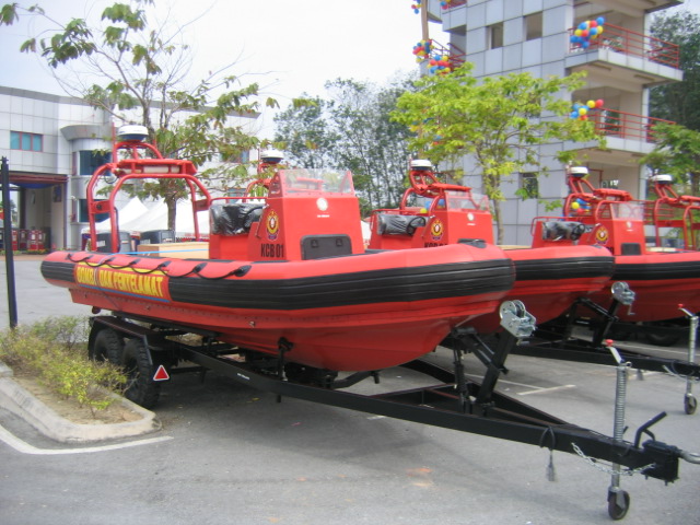Image of  Malaysia rescue boats Fire brigade