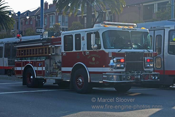 San Francisco Fire department Engine 8
