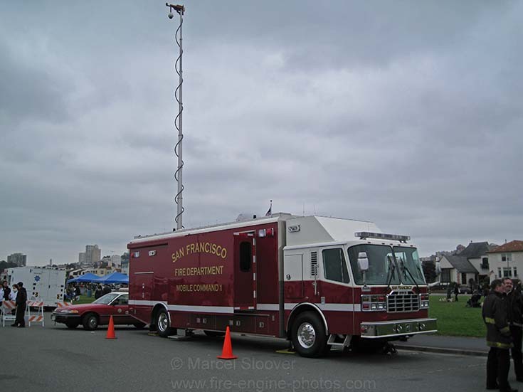 San Francisco Fire department Mobile command