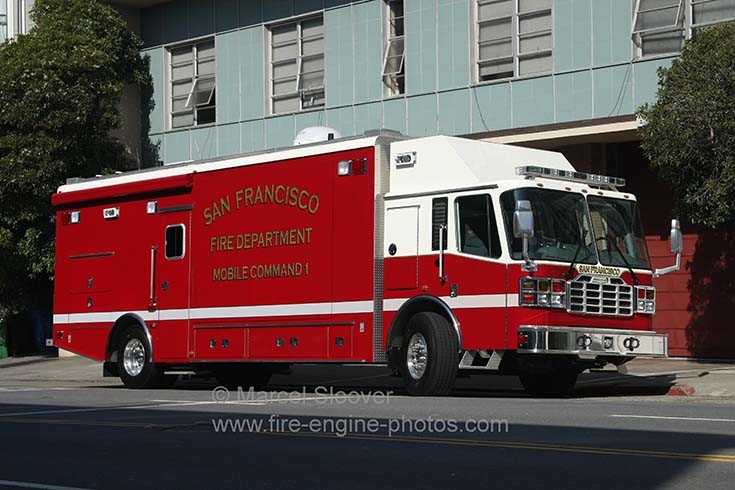 San Francisco Airport Fire dept Mobile Command