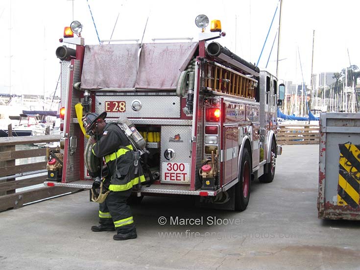 Engine 28 SFFD back pier 39