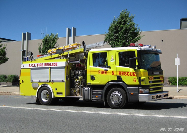 Scania P94D, ACTFB Bravo 6 Canberra Australia