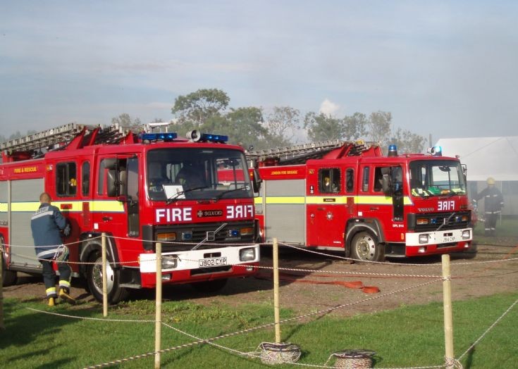 Two volvos ex london fire Brigade