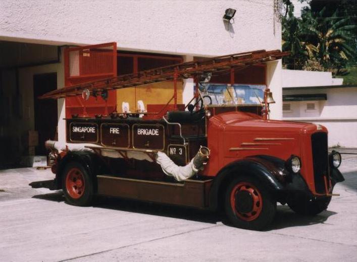 Singapore Dennis Light Six Fire engine