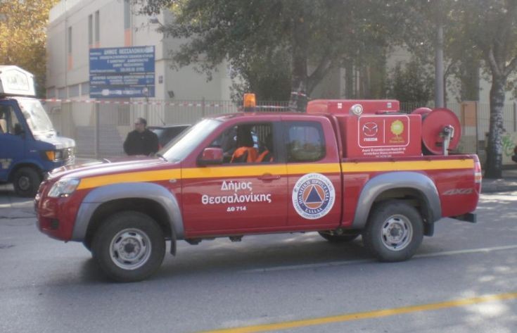 Mazda 4X4 light tanker in Thessaloniki
