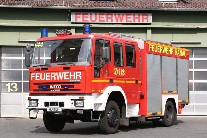 Fire brigade (Feuerwehr)Hanau watertender LF 16/12