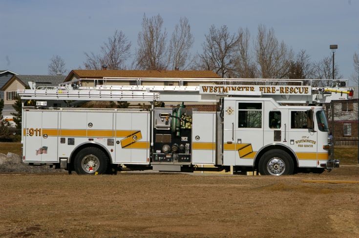Westminster Fire Department ladder truck