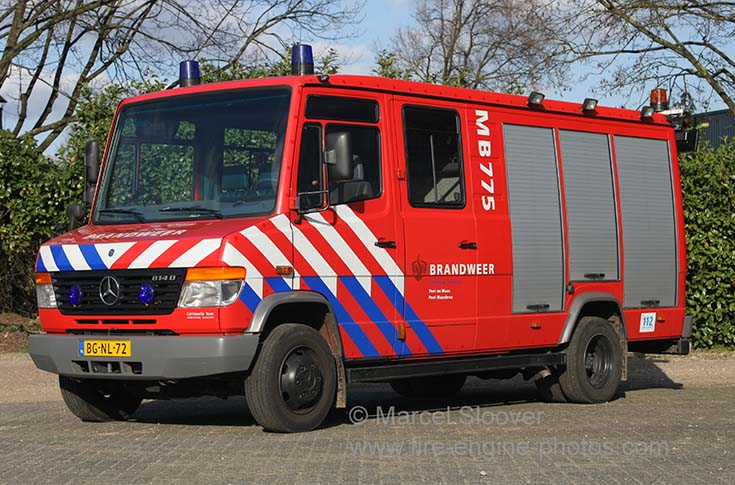 Brandweer Maasbree Rescue unit Mercedes
