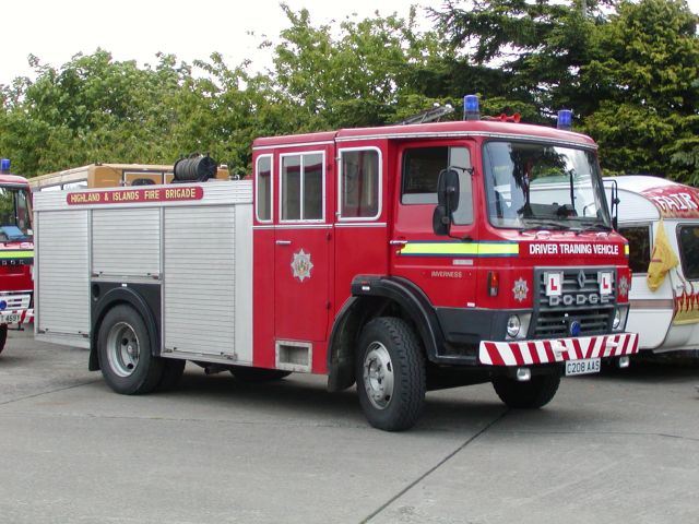 Driver Training Highlands and Islands Fire brigade