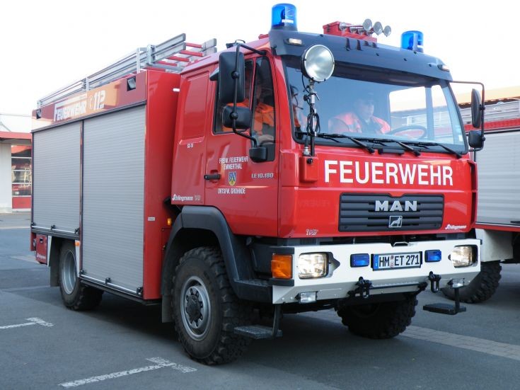 A TLF 16/24 (MAN) of the Feuerwehr Grohnde