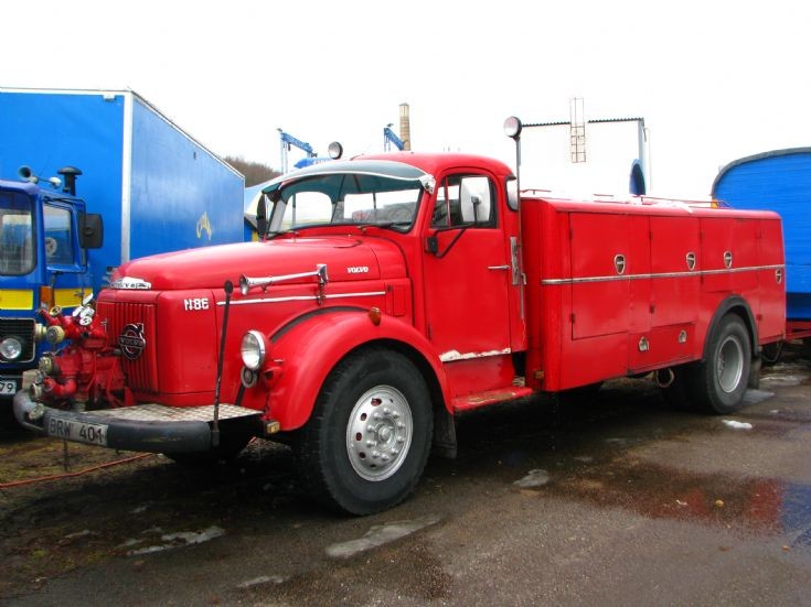 Volvo old fire truck