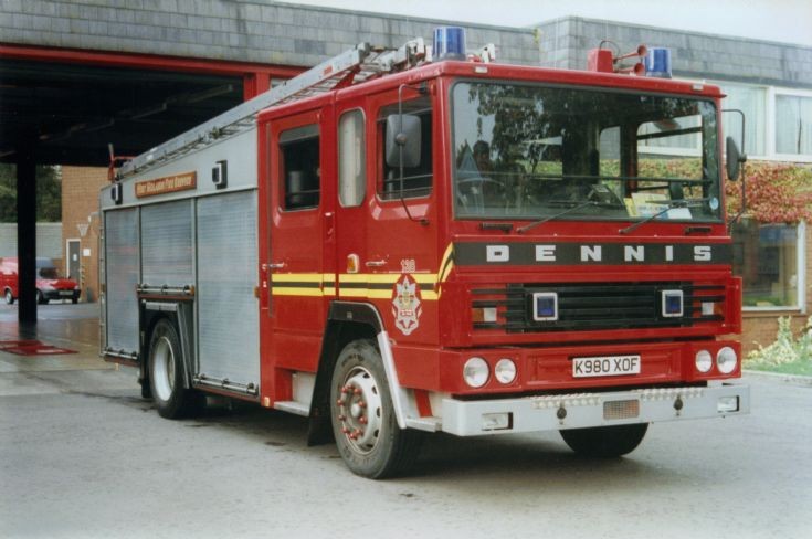 Dennis SS239/John Dennis PRL West Midlands K980XOF