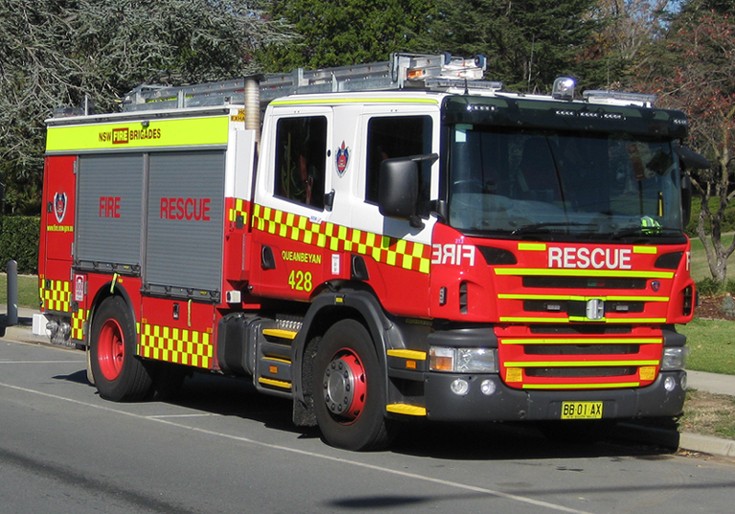 NSWFB Queanbeyan 428, Scania P310, Australia