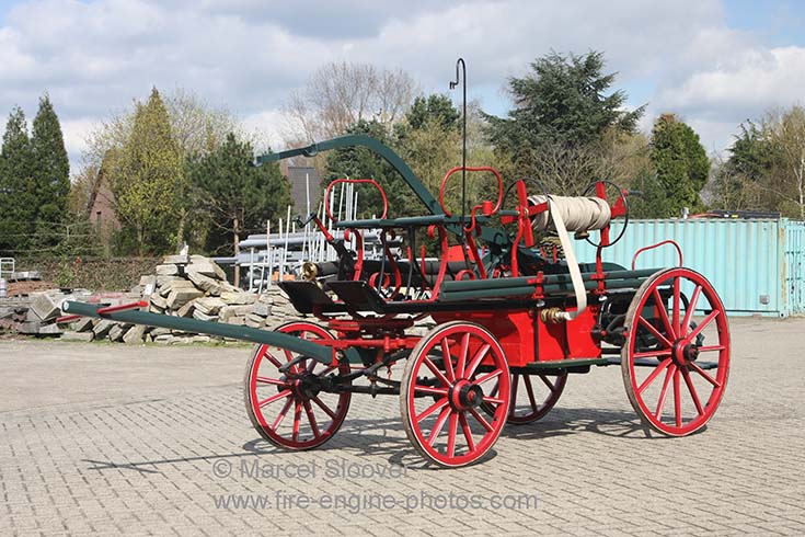 Old Fire engine brandweer Hunsel