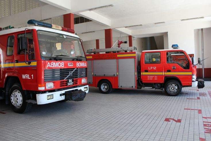 Kuala Belait Fire Station main turnout
