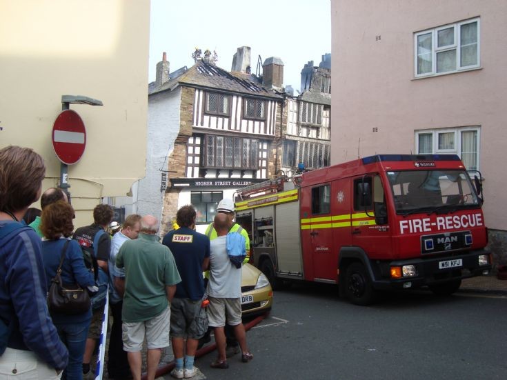 Man WTL at Dartmouth fire