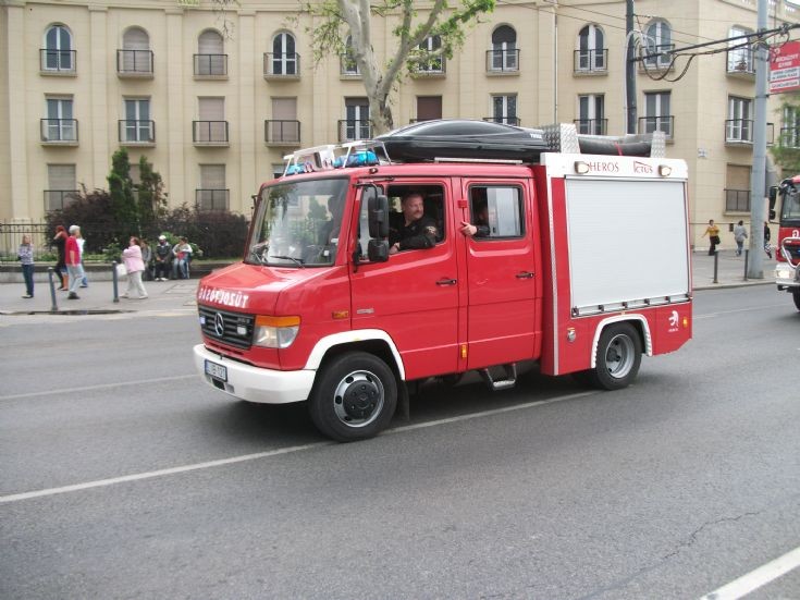 New light pumper of Budapest Fire Brigade