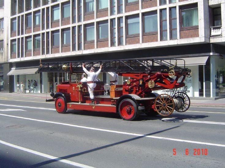1932 Magirus ladder Fire brigade Ljubljana back