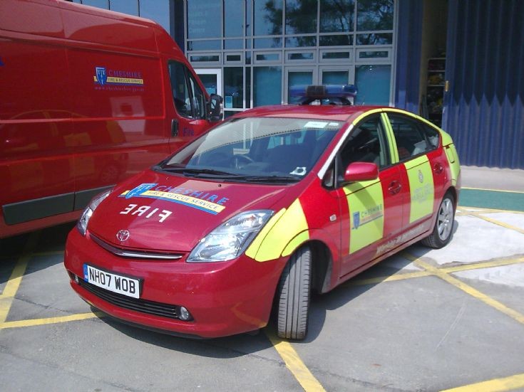 Cheshire Fire & Rescue Service Toyota Prius
