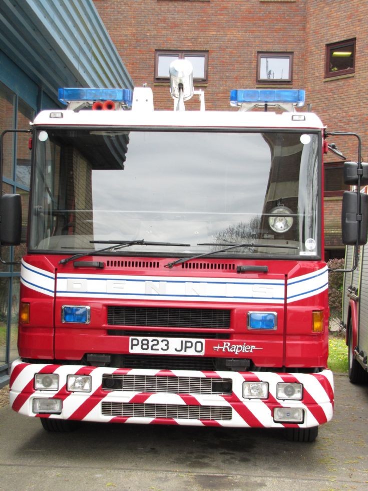 Front view of West Sussex Dennis Rapier