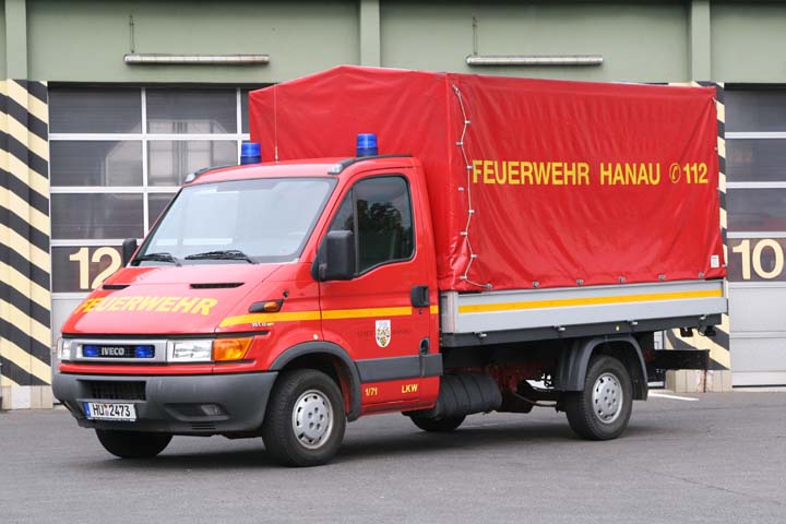Fire brigade Hanau Germany Iveco Daily