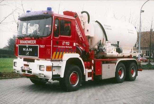 Water truck fire brigade Merksplas