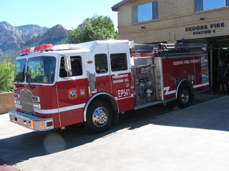 KME Pumper at Sedona CA