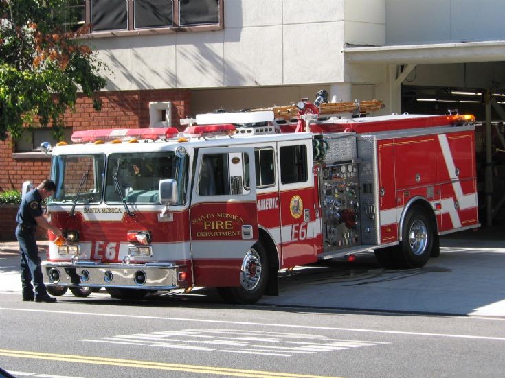 KME Pumper at Santa Monica CA