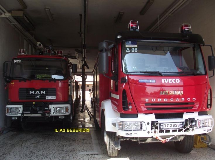 Eleftheroupolis Fire Brigade Line-Up 2010.