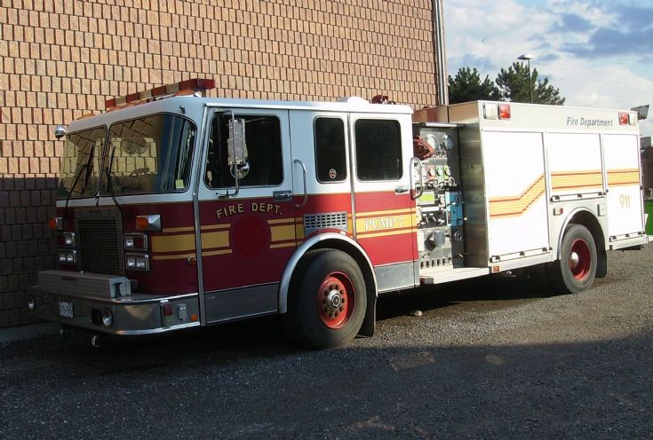 Burlington Fire Services pump 7