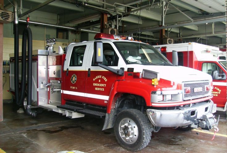 Barrie Fire Services  pump 11