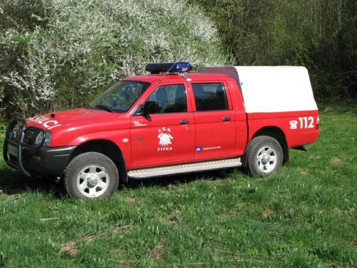 Slovenian fire car - Pivka Mitsubishi