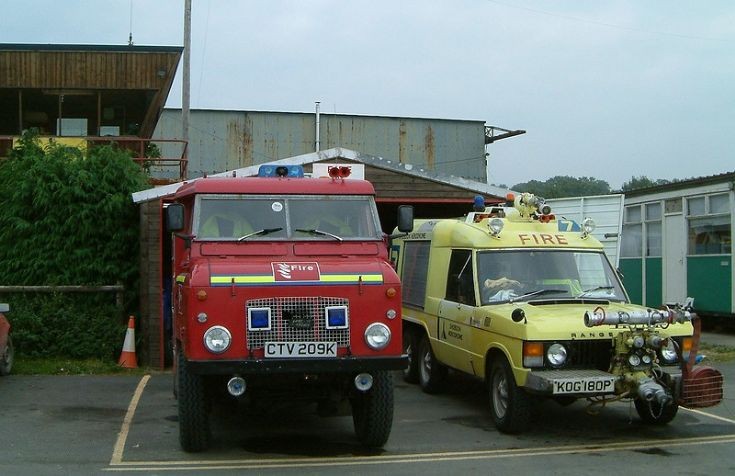 Shobdon Airfield Fire appliances