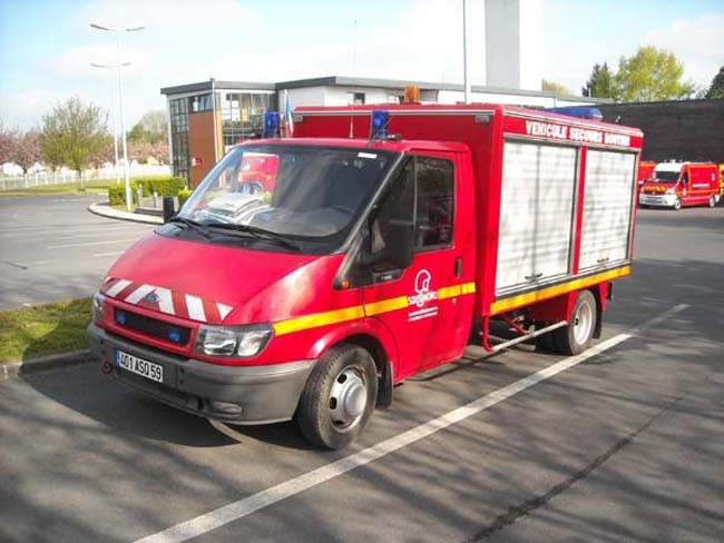 Material van Ford Transit