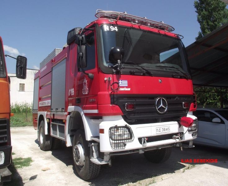 Pumper ACTROS at Chrisoupoli's F.D