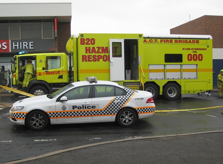 Scania P94 - ACTFB HAZMAT, Canberra Australia