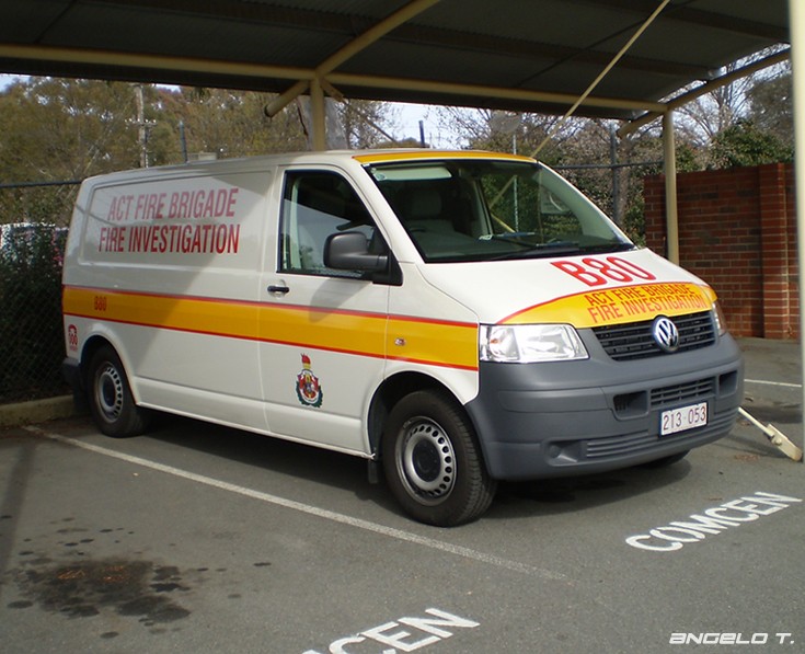 ACT Fire Brigade Volkswagen, Canberra Australia  