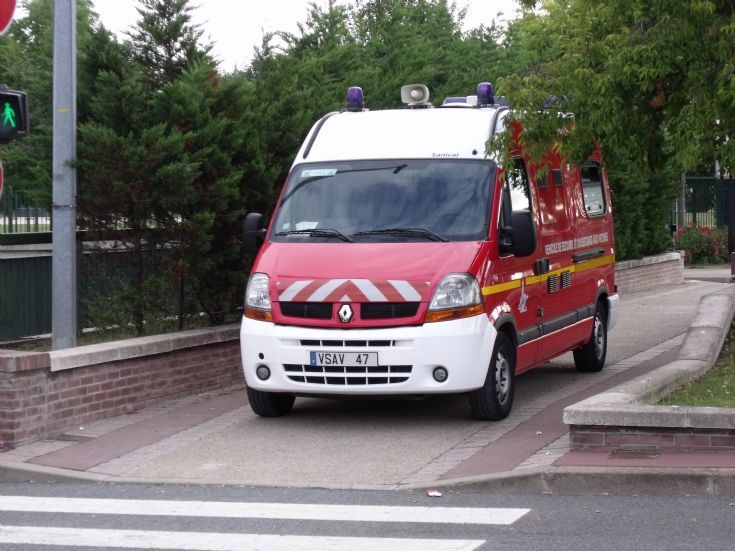 VSAV light french firemen's ambulance.