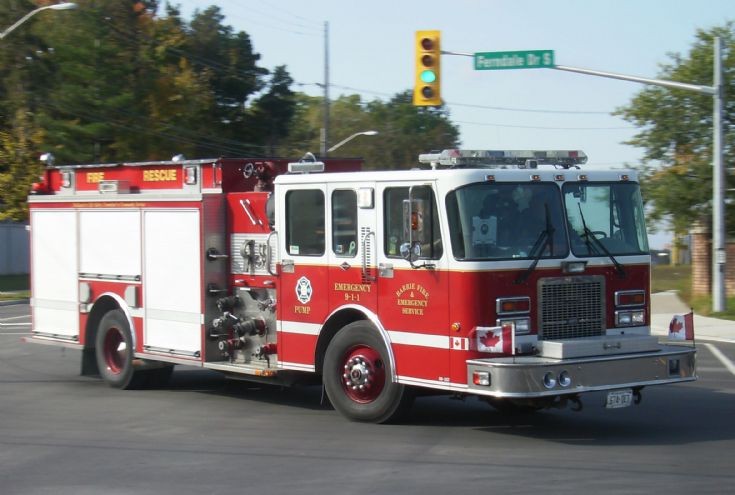 Barrie Fire Services pump 8 