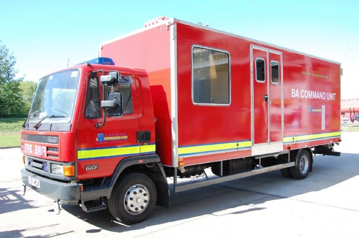 J781 HCA Leyland DAF Cheshire Fire Service