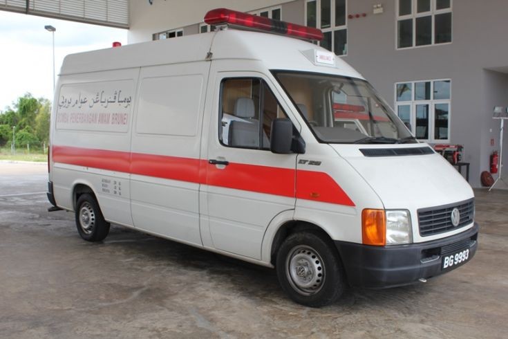Brunei AFS Volkswagen LT28 ambulance