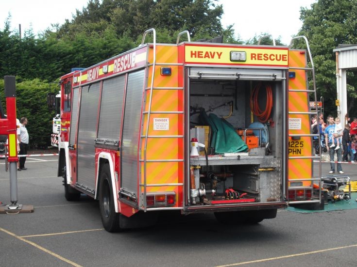 Rear Shot of Bravo 5 at Stockton Fire Station