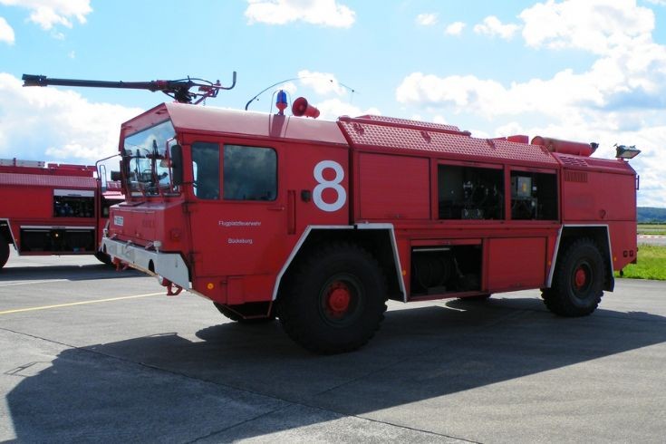 Faun crash tender Bueckeberg Army air station