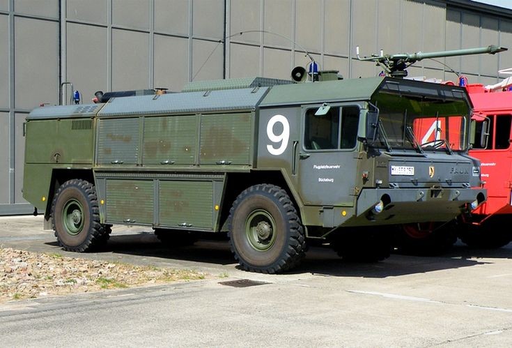 Faun crash tender Y-558 German Army